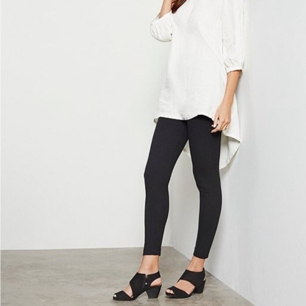 Bryn Walker Black Basic Thick Ponte Slim Leggings - image 1